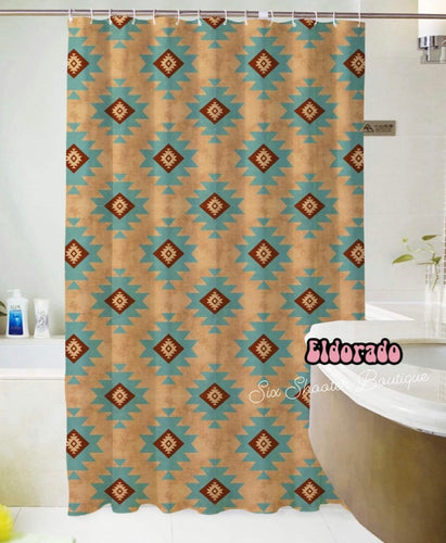 Eldorado Aztec shower curtain