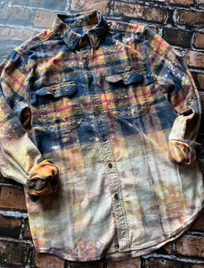 Fall passion bleached flannel