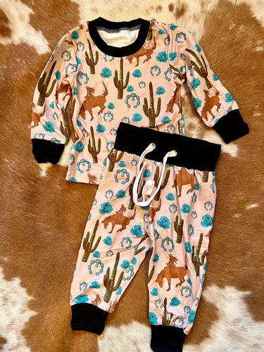Cactus cowboy pj set (sale)