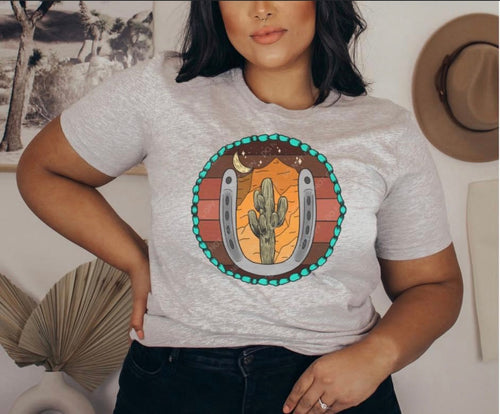 Cactus horseshoe tee (sale)