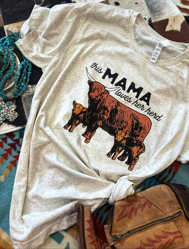 This mama loves her herd tee