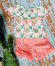 Load image into Gallery viewer, Cactus cutie shorts set
