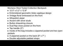 Load image into Gallery viewer, Montana west backpack purse