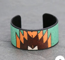 Load image into Gallery viewer, Aztec cuff bracelet