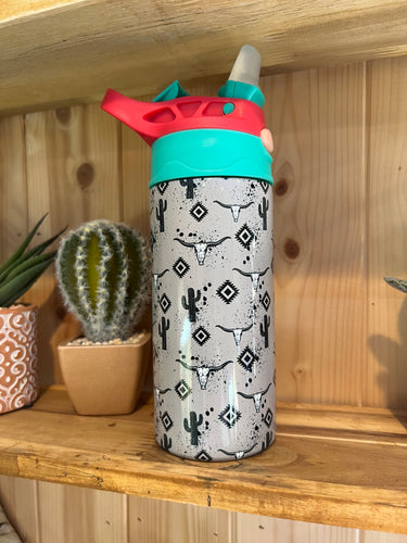 Longhorn Aztec kids tumbler cup