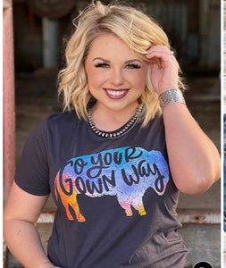 Go your own way tee
