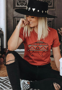 Aztec buffalo tee (sale)