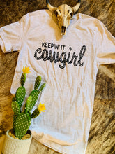 Load image into Gallery viewer, Keepin it cowgirl tee