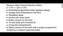 Load image into Gallery viewer, Montana west beaded wallet