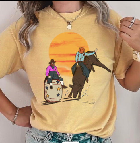 Bullrider life tee
