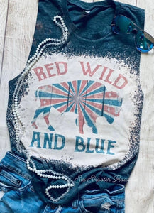 Red wild and blue tank