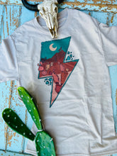 Load image into Gallery viewer, Desert in the night bolt tee