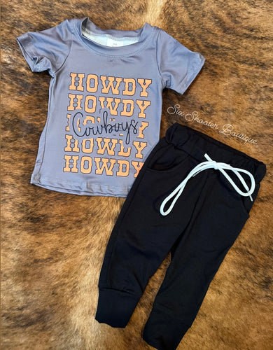 Howdy howdy cowboys set