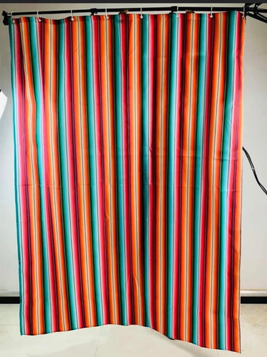 Serape shower curtain