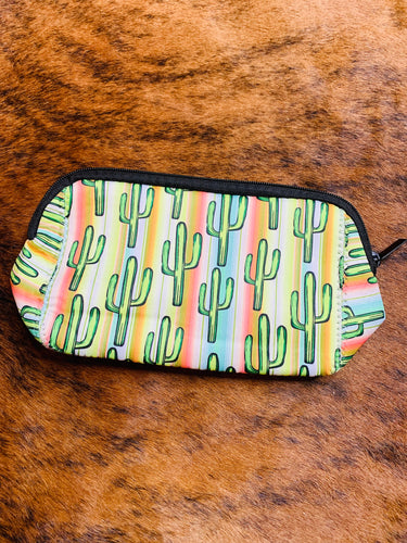 Cactus makeup bag