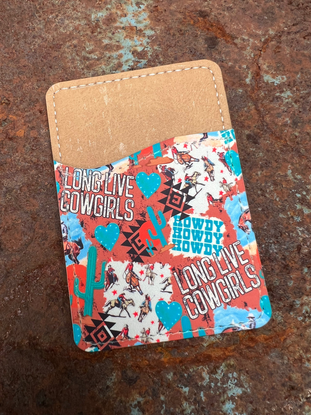 Long live cowgirls phone wallet