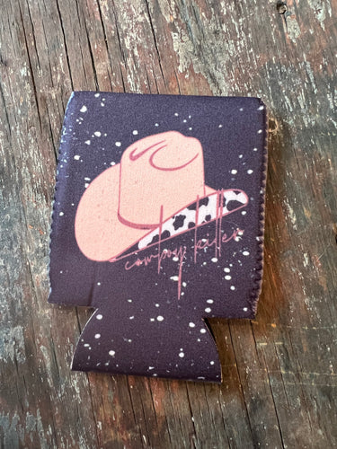 Cowboy killer hat drink sleeve