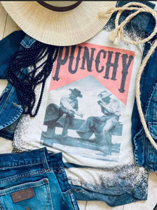 Punchy cowboys tee