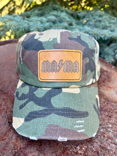 Camo mama patch hat