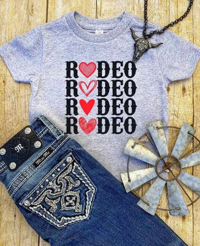 Rodeo rodeo heart tee