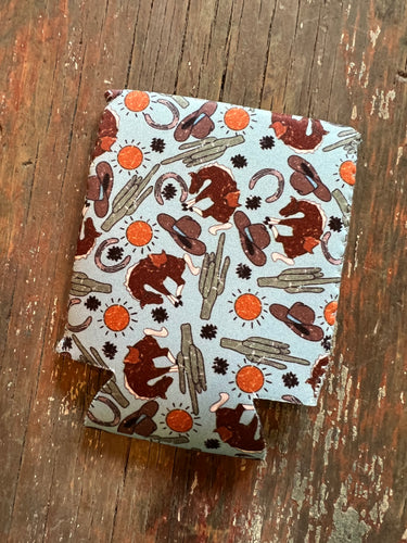 Bronc and cactus drink sleeve