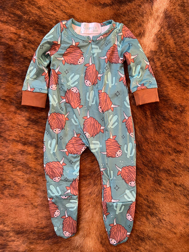 Highlander cactus baby sleeper (sale)