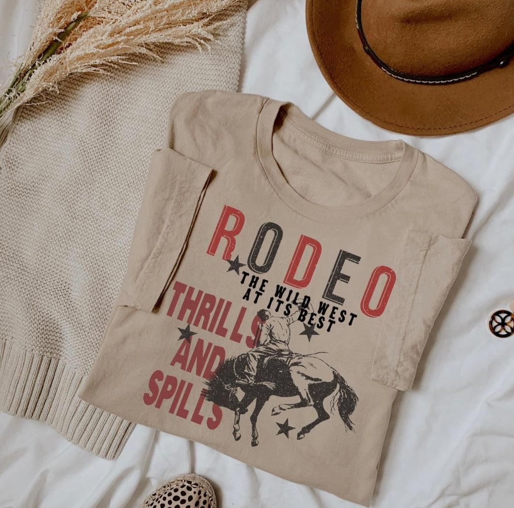 Rodeo trills and spills tee