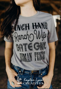 Ranch wife tee