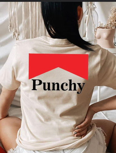 White punchy tee (sale)