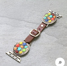 Load image into Gallery viewer, Rainbow cluster Apple Watch band 42/44 mm