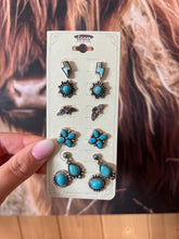 Load image into Gallery viewer, 6 piece bolt earrings set