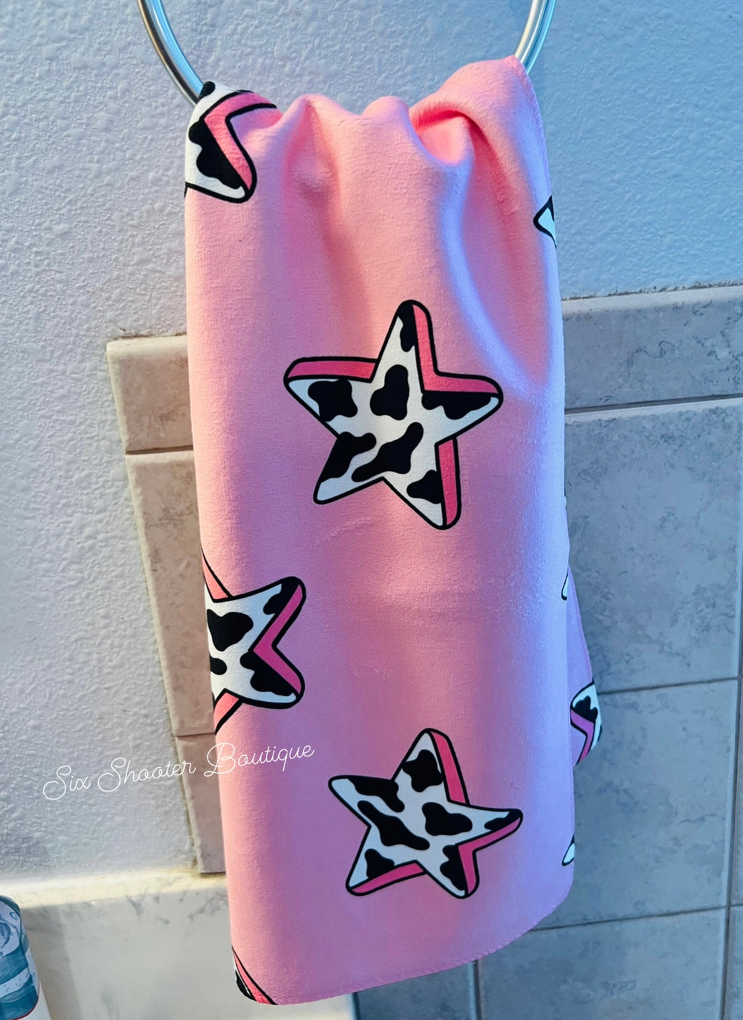 Cow stars towel