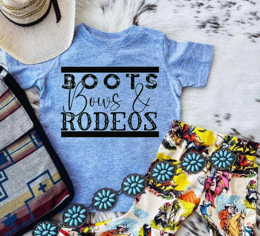 Boots bows & rodeos tee