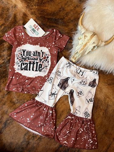 My brand of cattle bell set