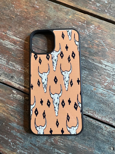 Cowskull Aztec iPhone 13 case