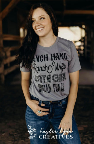 Ranch wife tee (sale)