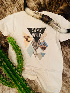 Stay wild tee