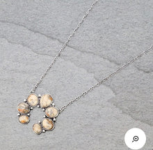 Load image into Gallery viewer, Simple white squash necklace