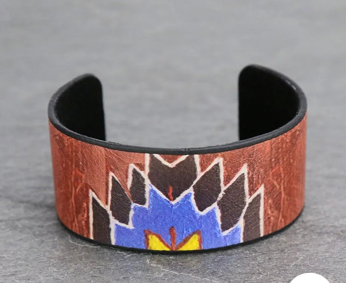 Aztec cuff bracelet
