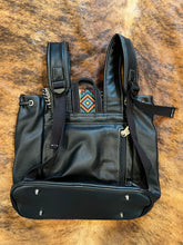 Load image into Gallery viewer, Montana west black backpack purse