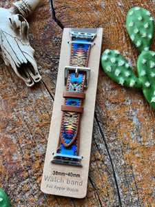 Aztec blue Apple Watch band