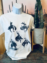 Load image into Gallery viewer, Cowboy collage tee