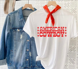 American cowboy tee