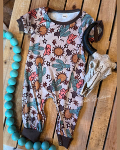 Boho sunshine baby romper (sale)