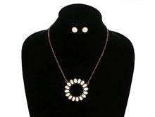 Load image into Gallery viewer, White oval necklace